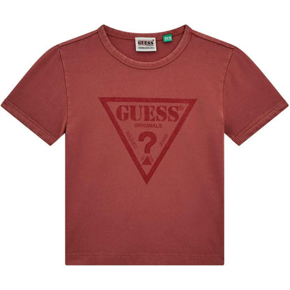 Slate Rose - Front - Guess Womens-Ladies GJ Wings Slim T-Shirt