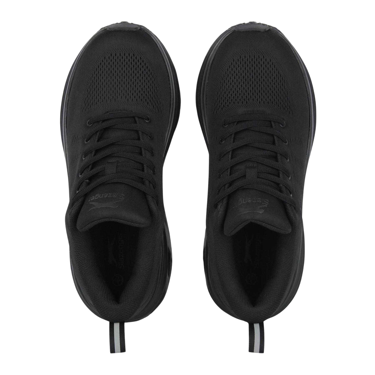 Black - Side - Slazenger Mens Mesh Trainers
