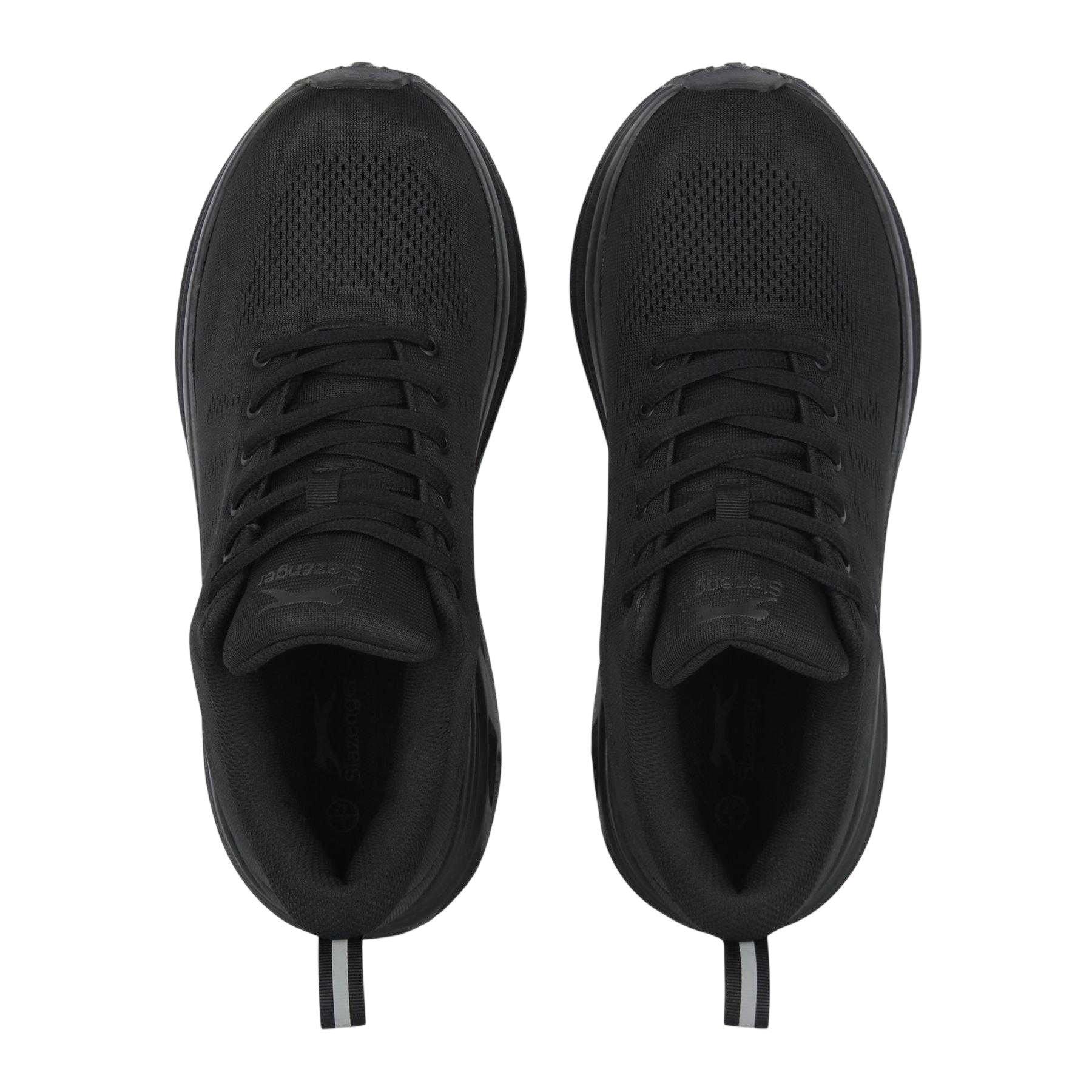 Black - Side - Slazenger Mens Mesh Trainers
