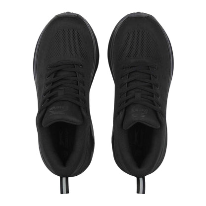 Black - Side - Slazenger Mens Mesh Trainers