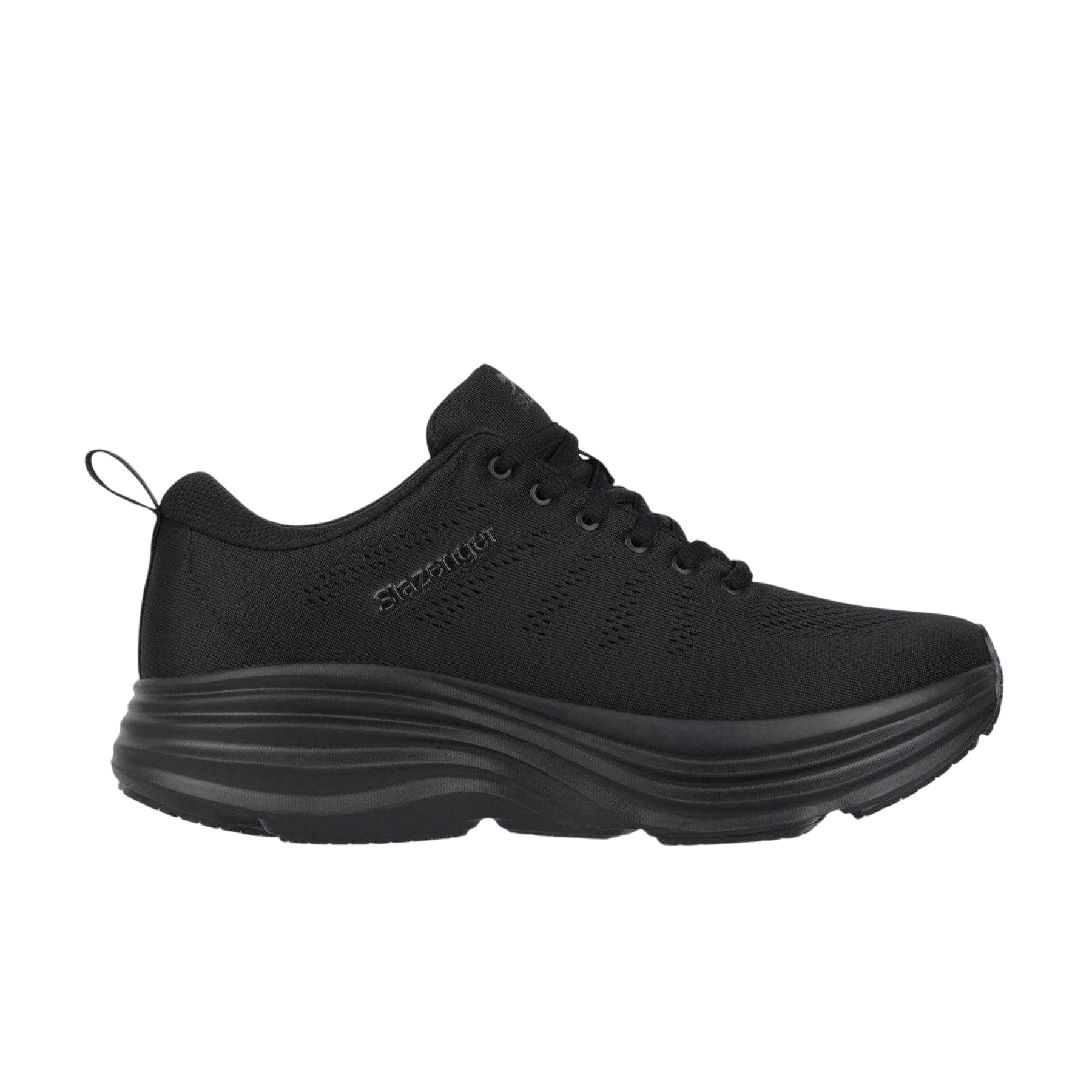 Black - Front - Slazenger Mens Mesh Trainers