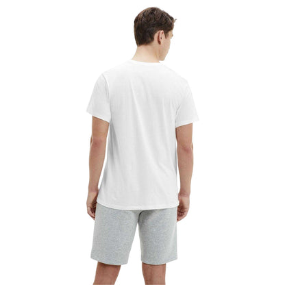 White - Side - Calvin Klein Mens Plain T-Shirt (Pack of 3)