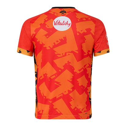 Orange - Back - New Balance Mens Birmingham Phoenix Cricket Shirt