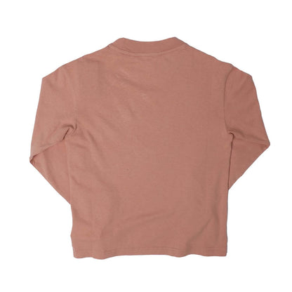 Pink - Back - Palm Angels Childrens-Kids Bear Long-Sleeved T-Shirt