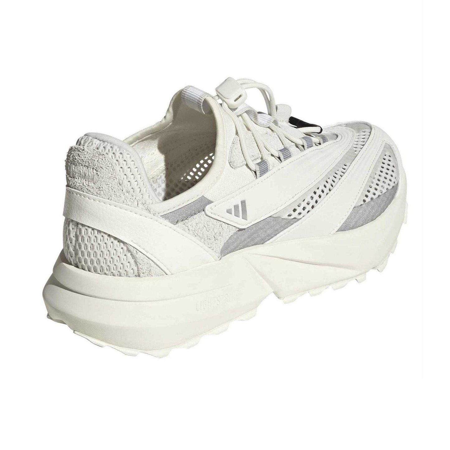 White-Silver - Back - Adidas Mens Lightblaze Vista Running Shoes