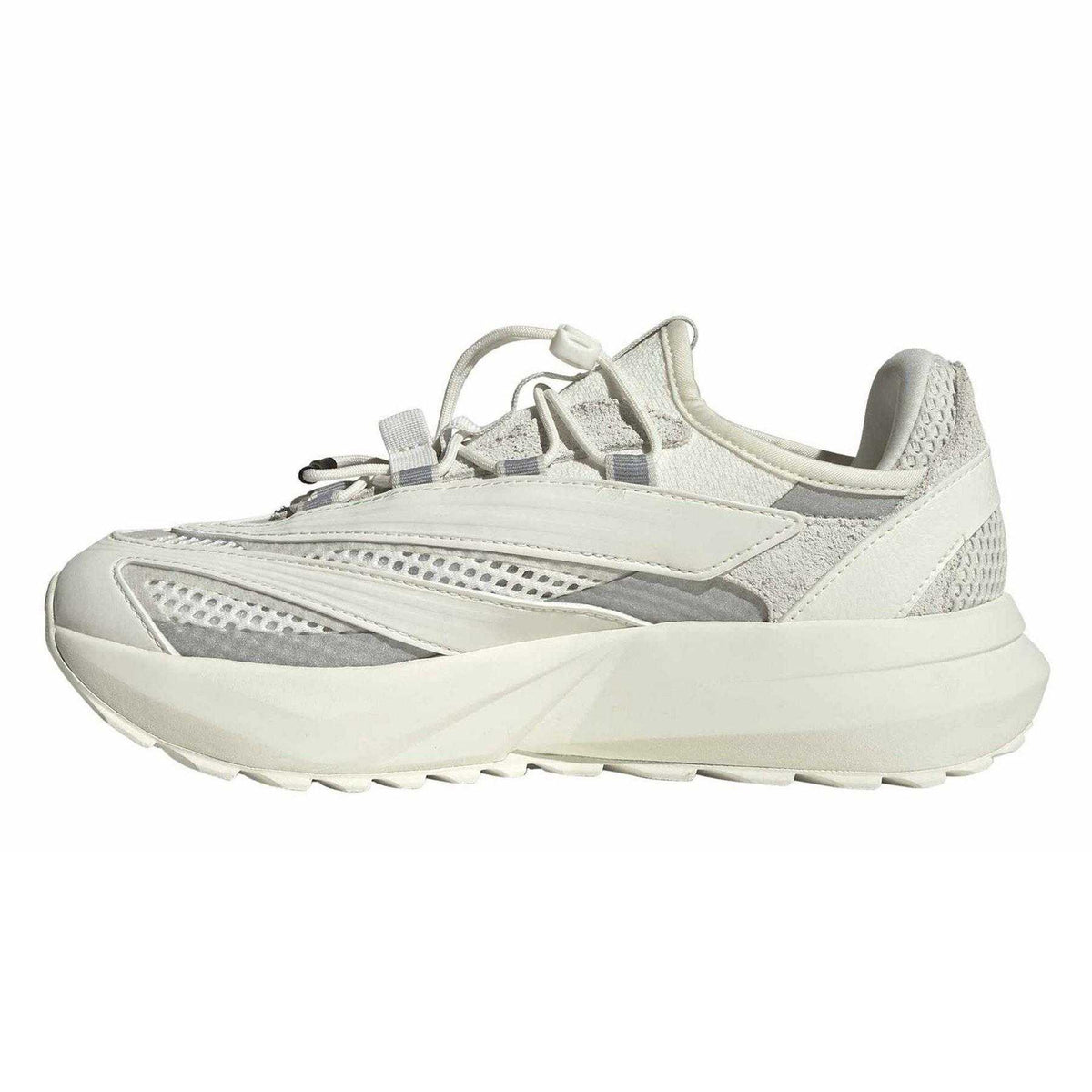 White-Silver - Side - Adidas Mens Lightblaze Vista Running Shoes