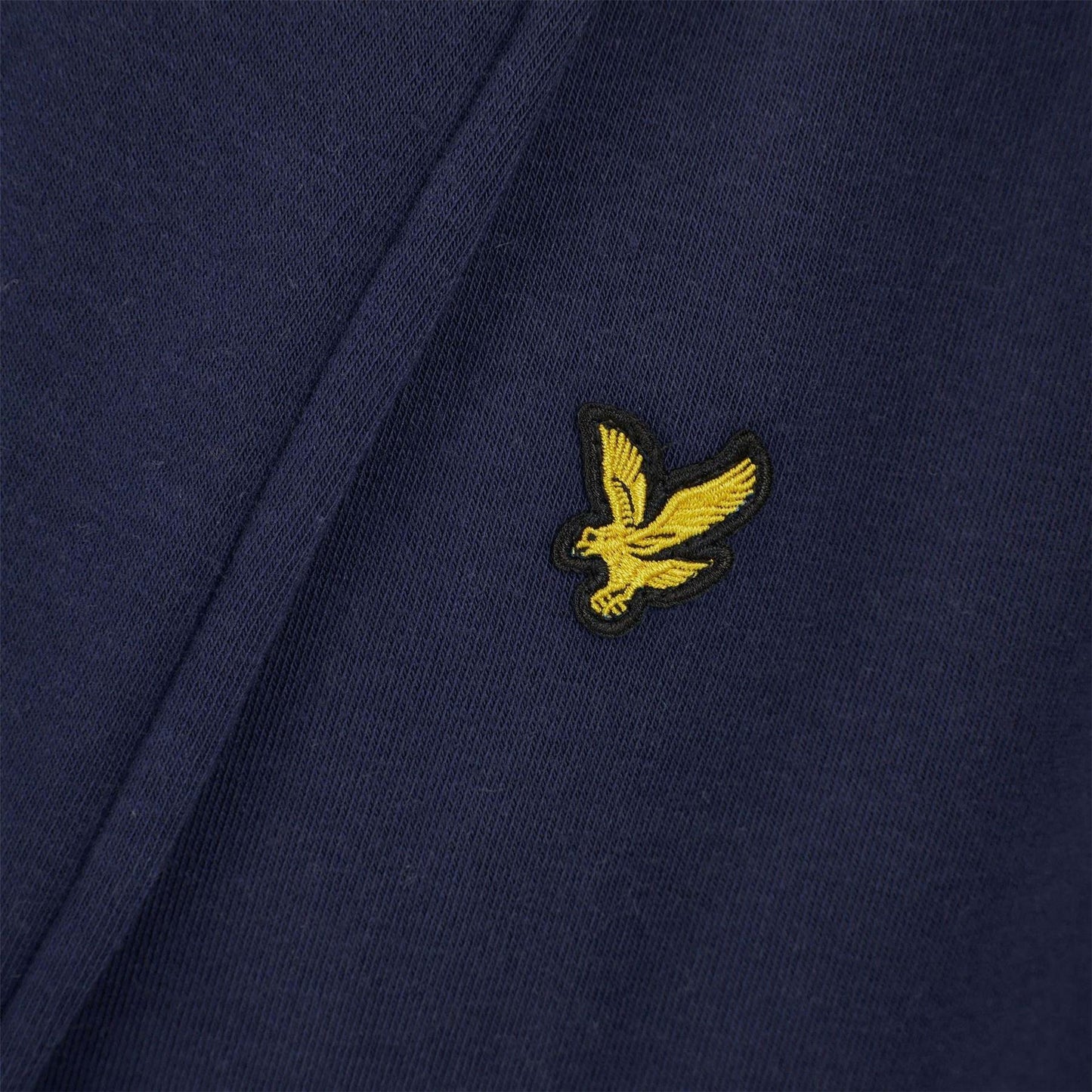 Peacoat - Back - Lyle & Scott Mens Embroidered Logo Dressing Gown