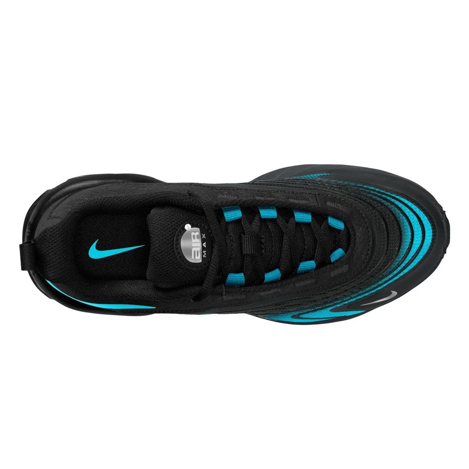Black-Blue - Side - Nike Childrens-Kids Air Max Fire Trainers