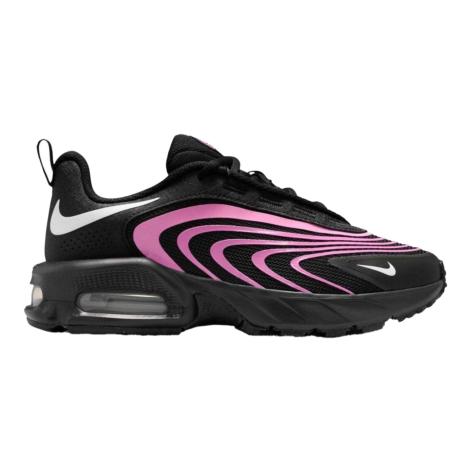 Black-Pink - Front - Nike Childrens-Kids Air Max Fire Trainers