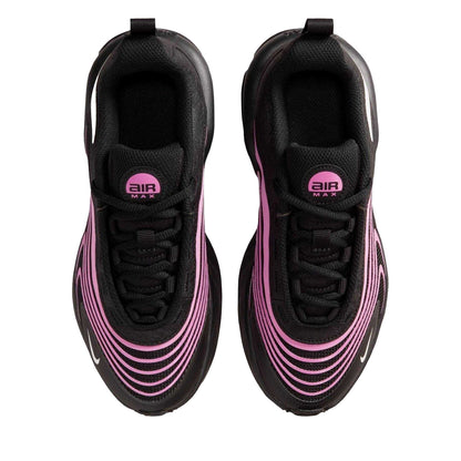 Black-Pink - Side - Nike Childrens-Kids Air Max Fire Trainers