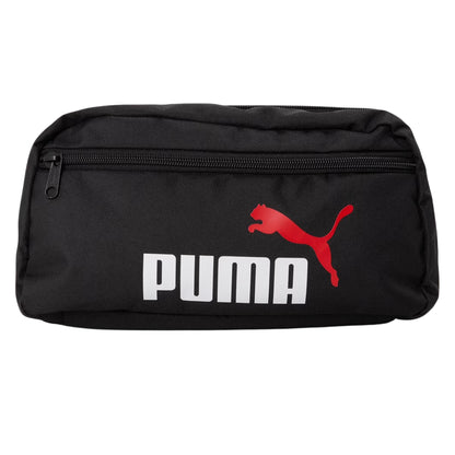 Black-White-Red - Front - Puma Phase Travel Wash Bag