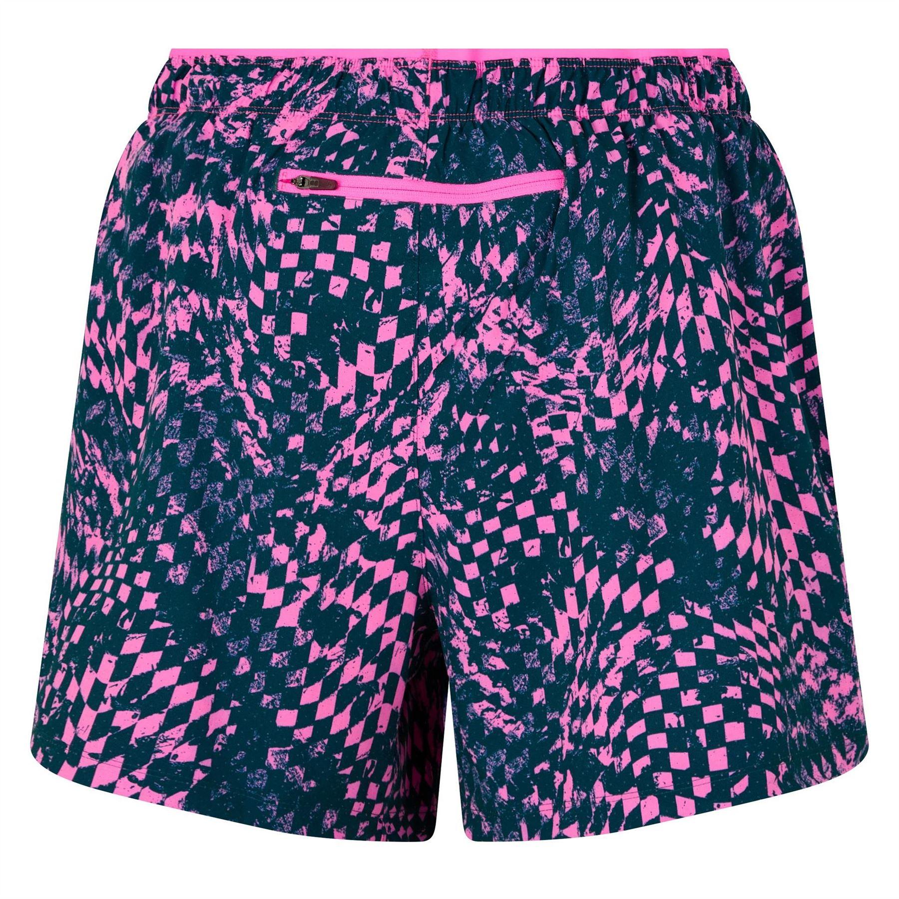 Pink - Back - New Balance Mens London Edition London Running Shorts
