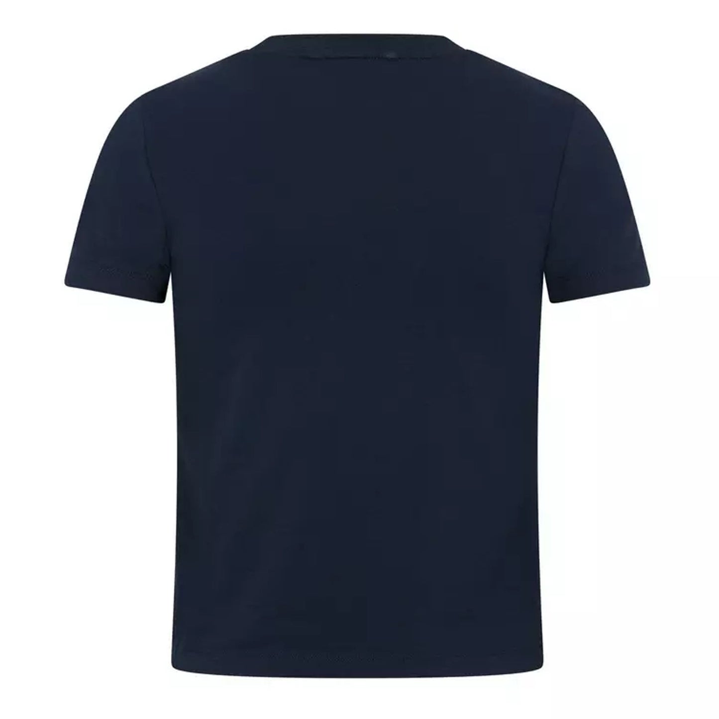 Navy - Back - Tommy Hilfiger Womens-Ladies Script Logo T-Shirt