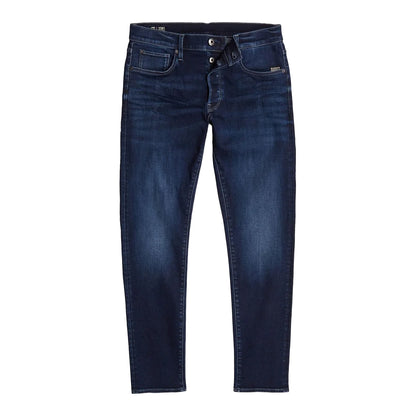 Mid Wash - Front - Duck and Cover Mens Kelvyn Relaxed Fit Jeans