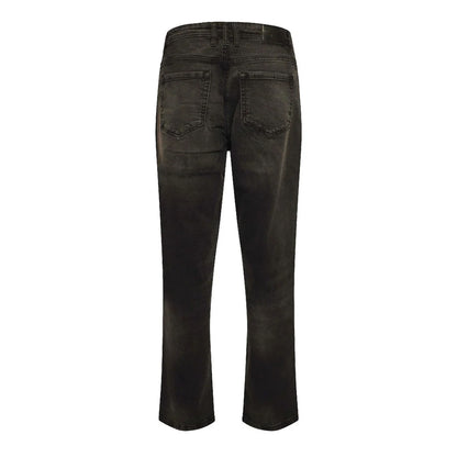 Black - Back - Duck and Cover Mens Kelvyn Relaxed Fit Jeans