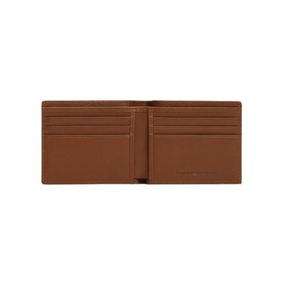 Cognac - Side - Tommy Hilfiger Leather Bi-Fold Wallet