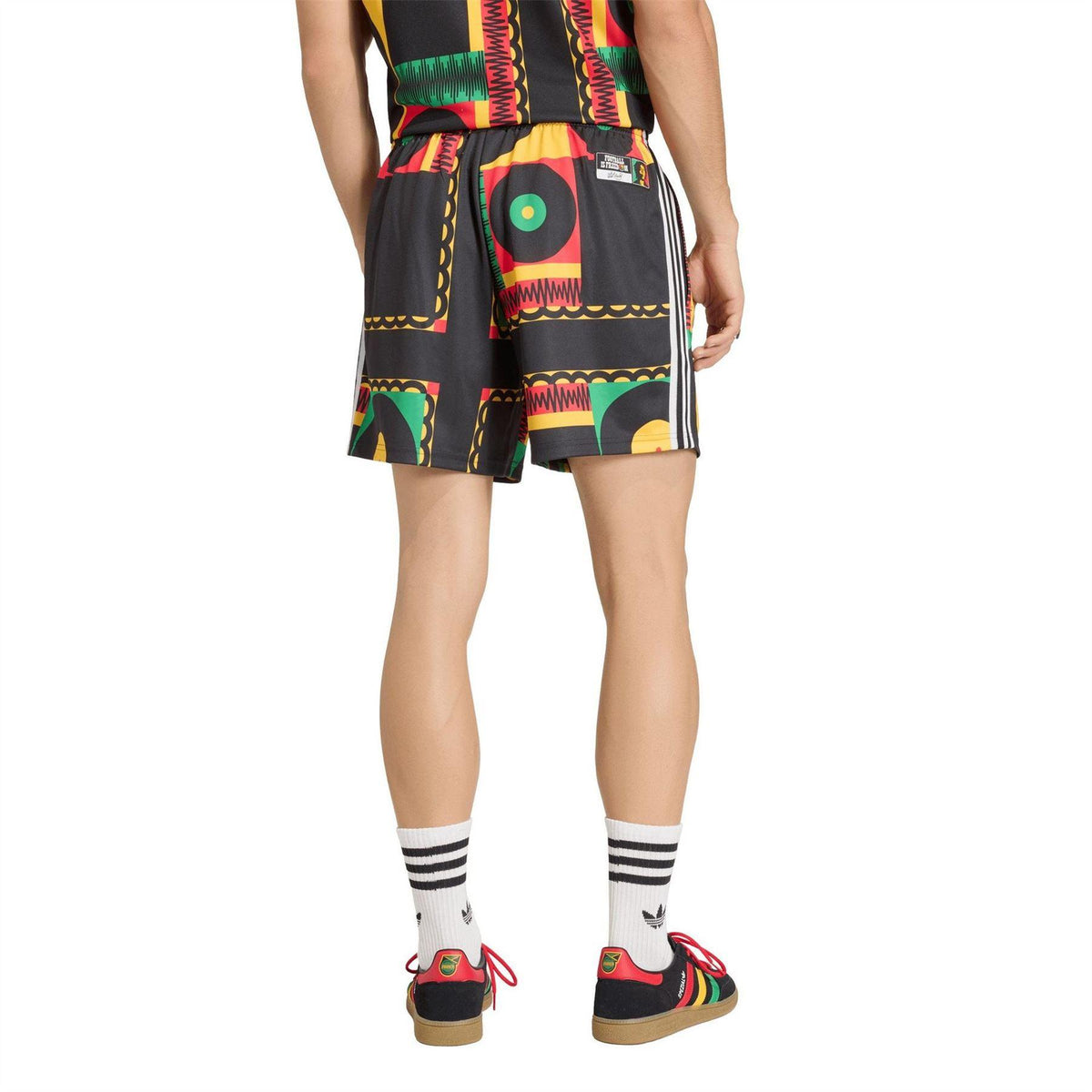 Black-Green - Back - Adidas Mens 2026 Jamaica Lightweight Shorts