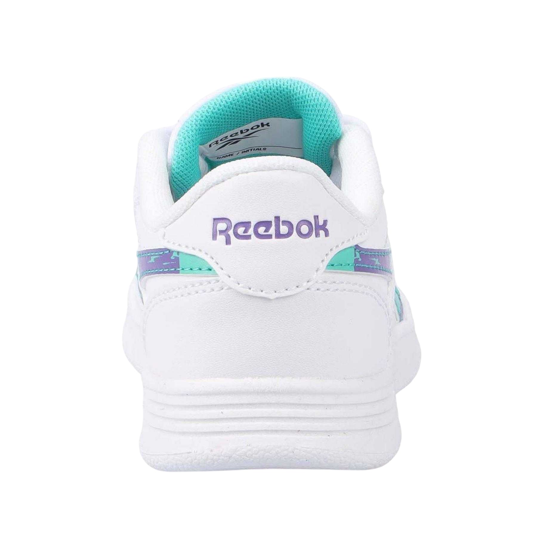 White-Green - Back - Reebok Childrens-Kids Advance Flat Trainers