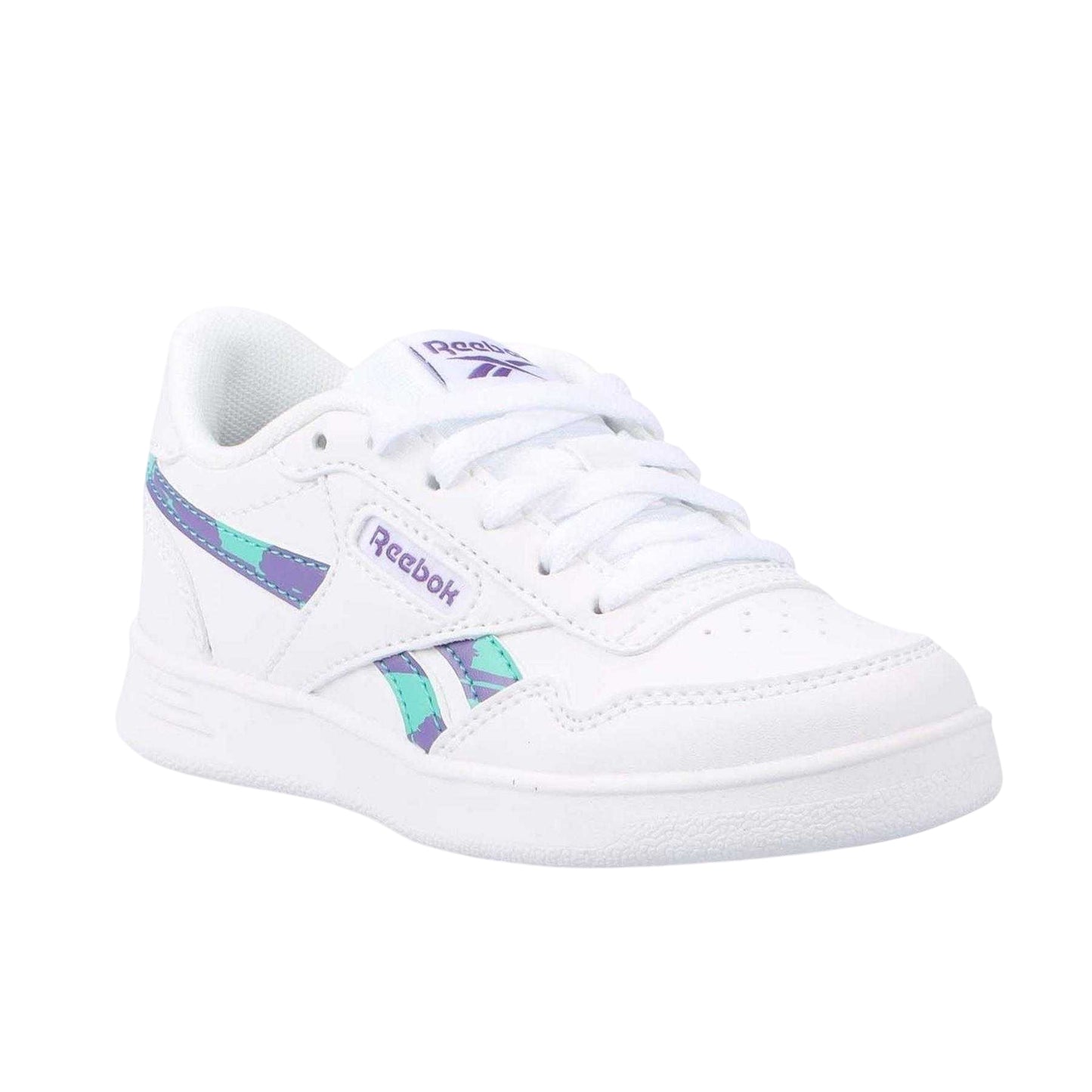 White-Green - Lifestyle - Reebok Childrens-Kids Advance Flat Trainers