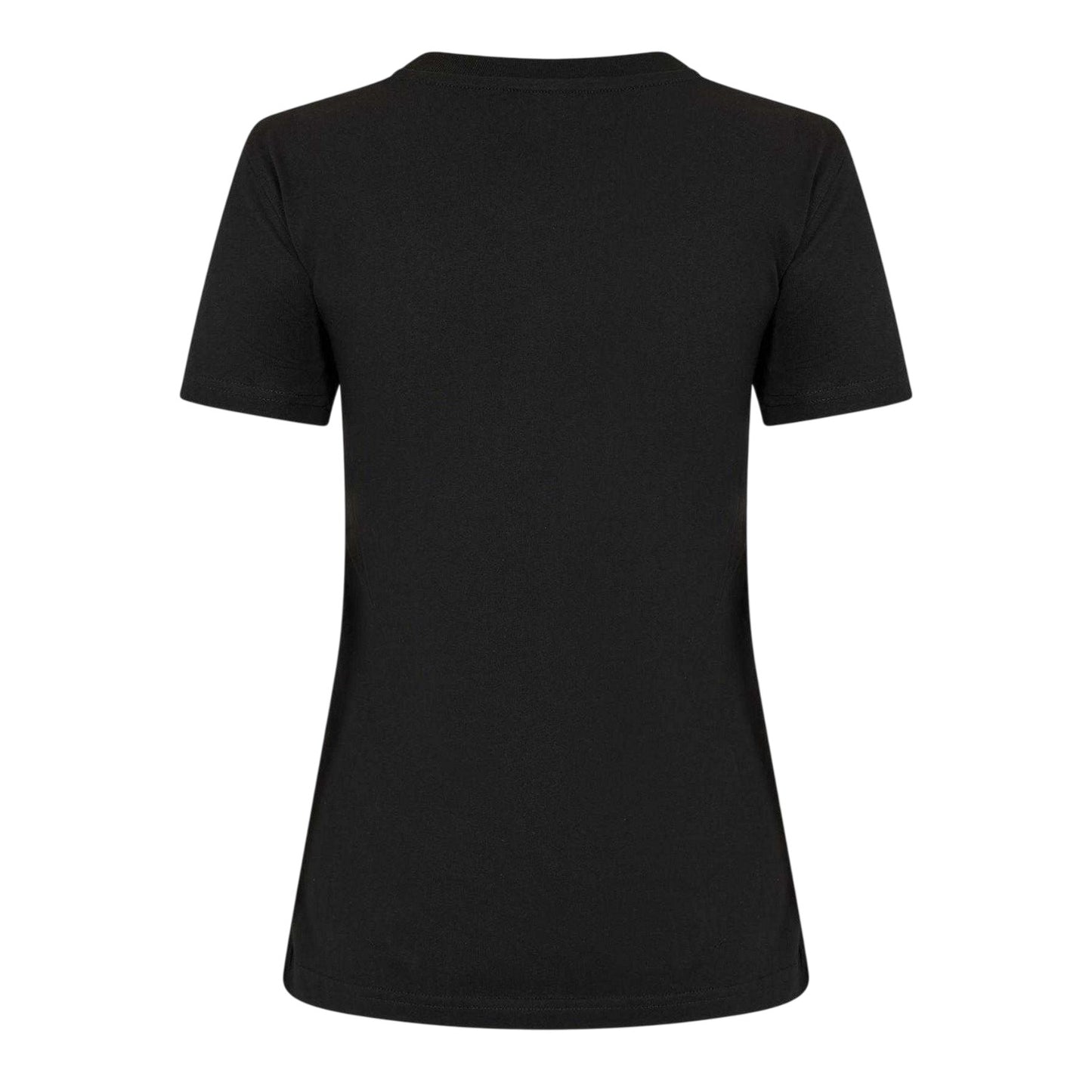 Black - Back - Moschino Womens-Ladies Logo T-Shirt