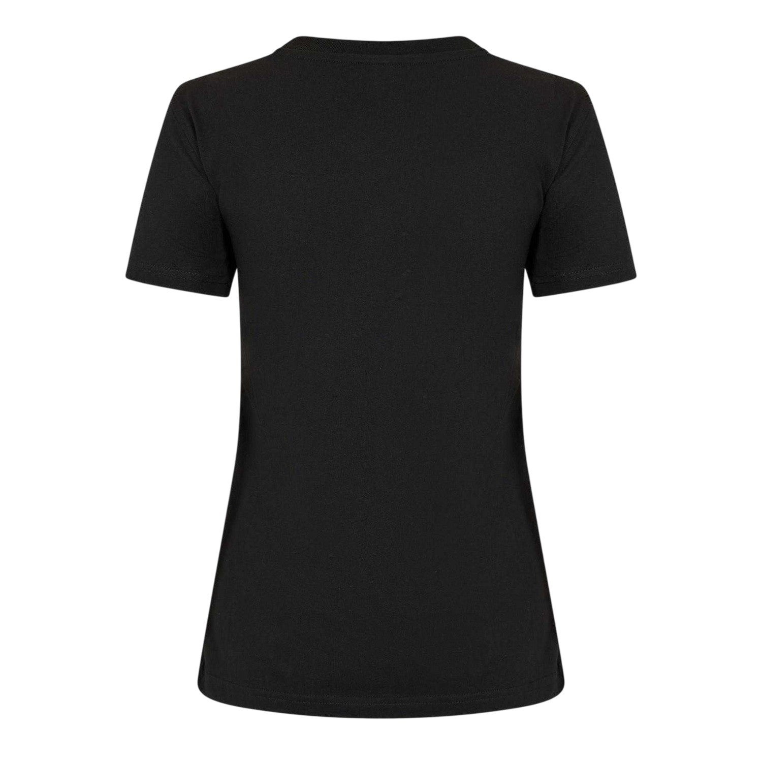 Black - Back - Moschino Womens-Ladies Logo T-Shirt