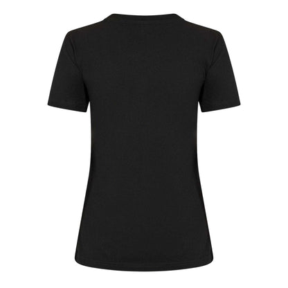 Black - Back - Moschino Womens-Ladies Logo T-Shirt