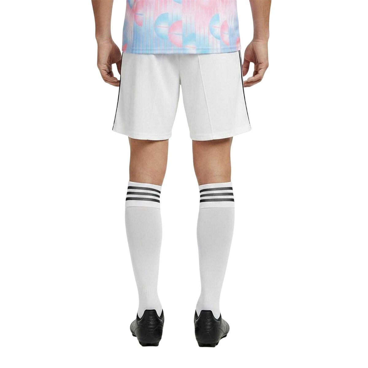 White-Black - Back - Adidas Mens FIFA World Cup 2026 Belgium Away Shorts