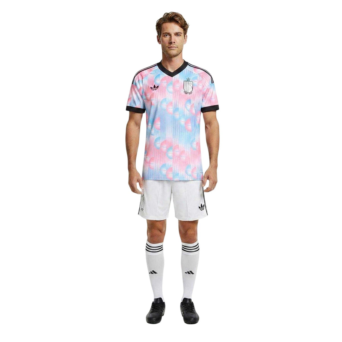 White-Black - Lifestyle - Adidas Mens FIFA World Cup 2026 Belgium Away Shorts