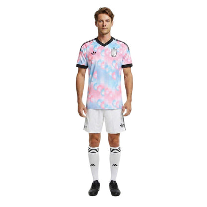 White-Black - Lifestyle - Adidas Mens FIFA World Cup 2026 Belgium Away Shorts