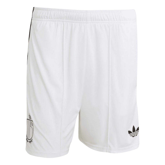 White-Black - Front - Adidas Mens FIFA World Cup 2026 Belgium Away Shorts