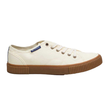 Off White - Front - Ben Sherman Mens Canvey Trainers