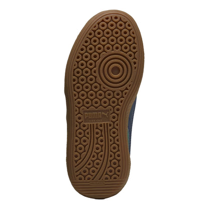Green - Lifestyle - Puma Childrens-Kids Palermo Classic Leather Trainers