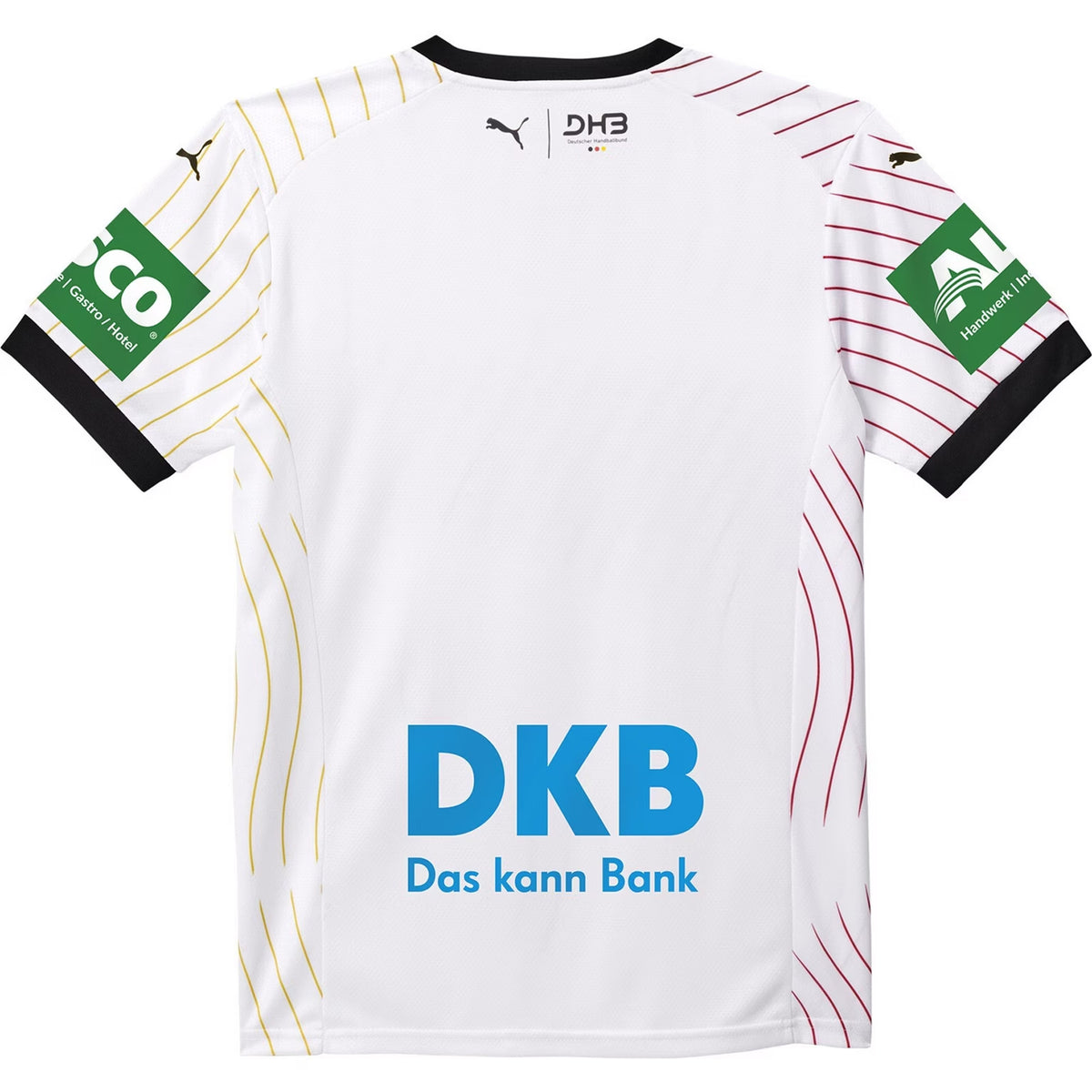 White-Black - Back - Puma Mens DHB Home Performance Jersey
