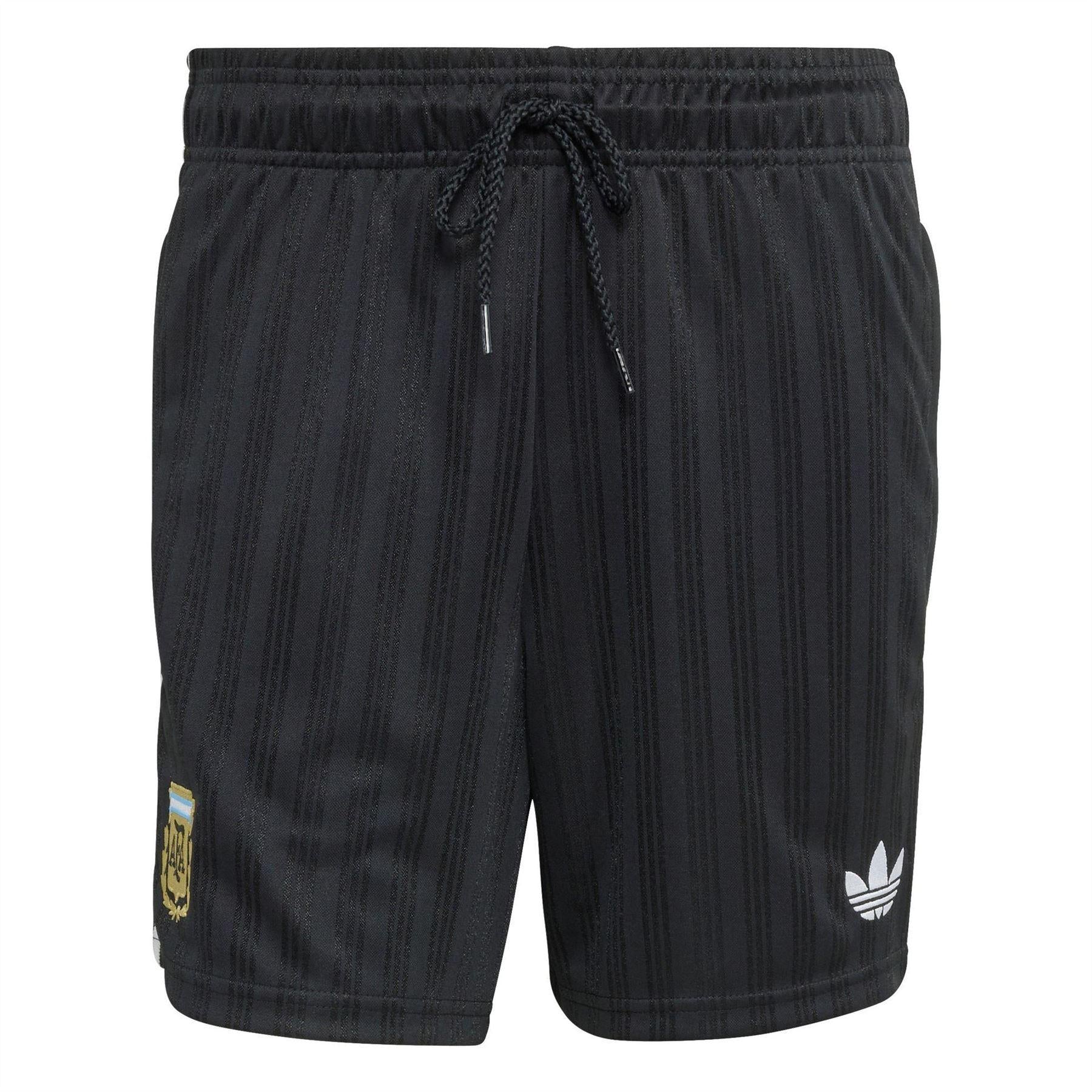 Black-Blue - Front - Adidas Mens FIFA World Cup 2026 Argentina Away Shorts