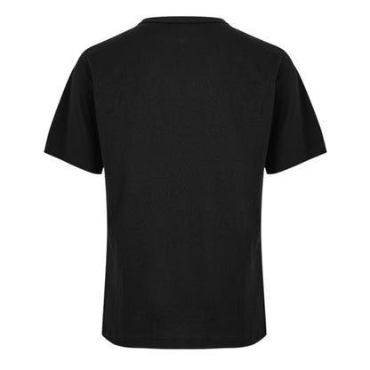 Black - Back - Pretty Green Mens Paisley Logo Regular T-Shirt