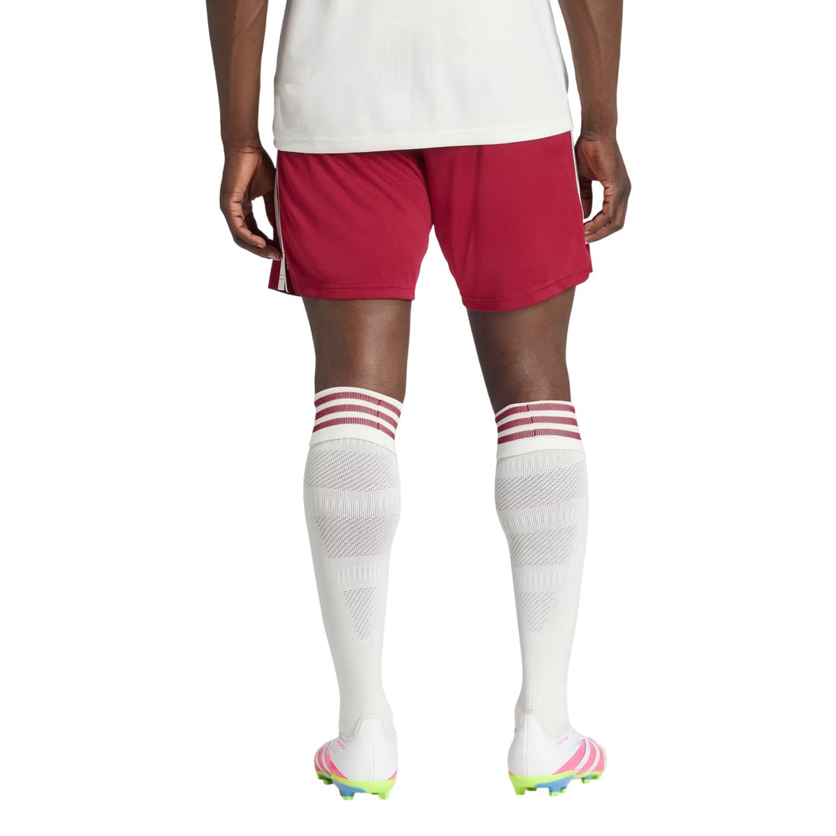 Claret Red-White - Back - Adidas Mens Arsenal FC Third Shorts