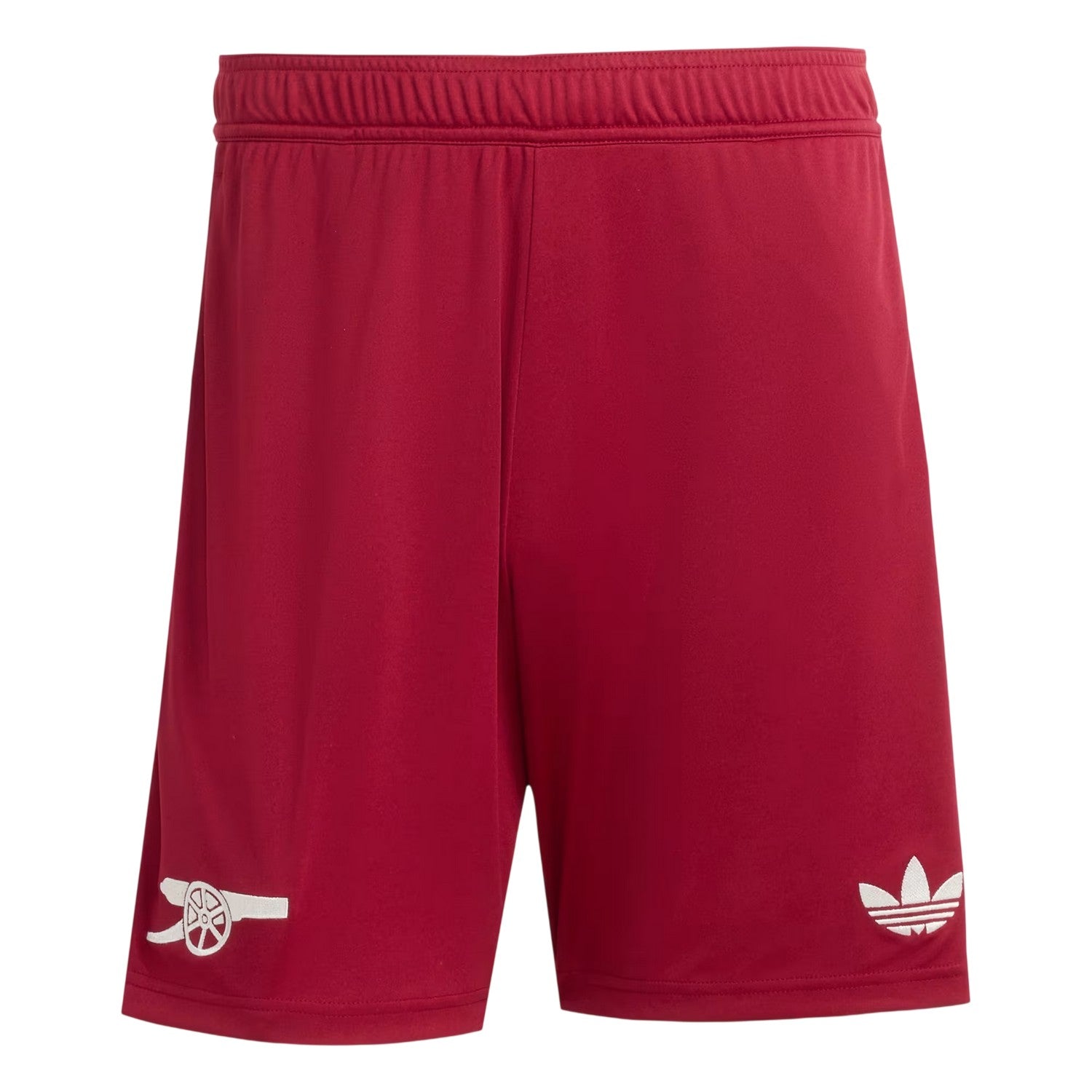 Claret Red-White - Front - Adidas Mens Arsenal FC Third Shorts