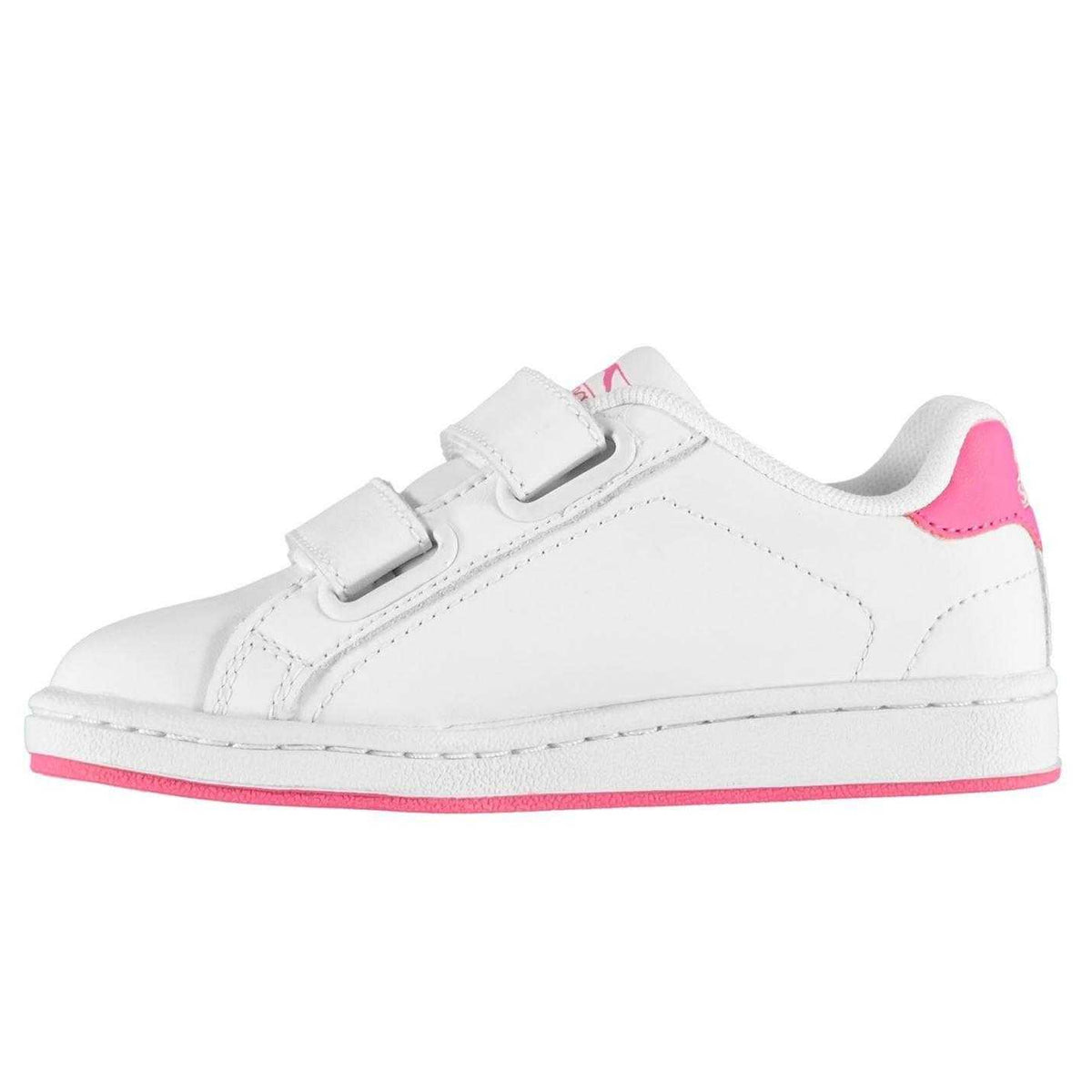 White-Cerise - Back - Slazenger Childrens-Kids Ash Trainers