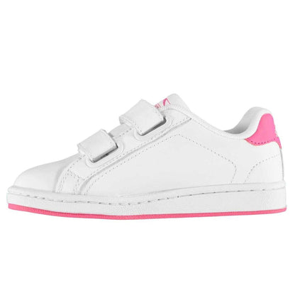 White-Cerise - Back - Slazenger Childrens-Kids Ash Trainers