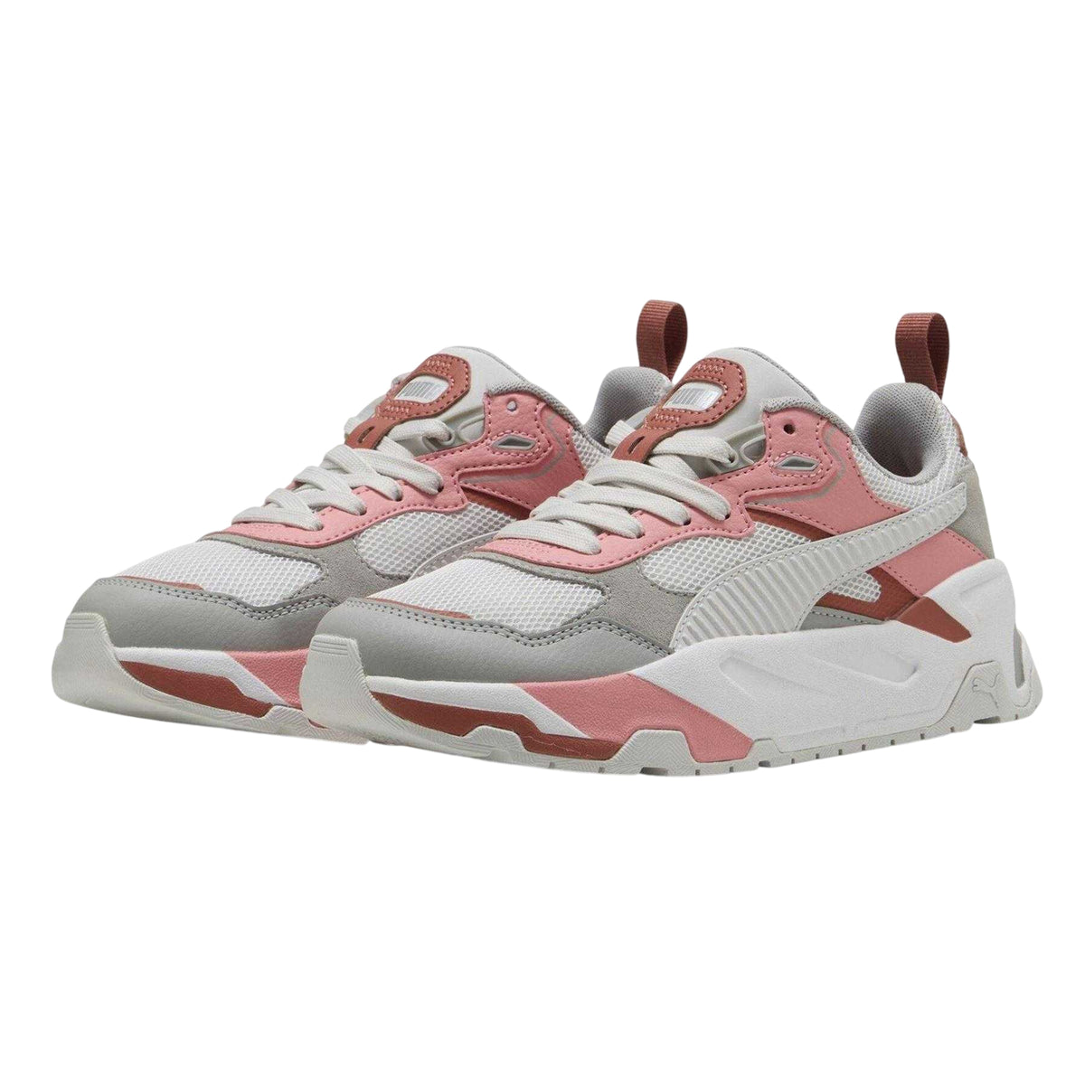 Feather Grey - Pack Shot - Puma Childrens-Kids Trinity Trainers