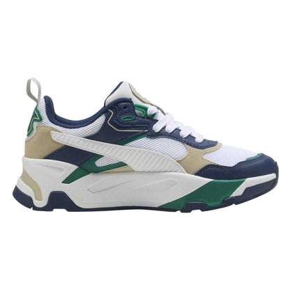 Persian Blue-White - Front - Puma Childrens-Kids Trinity Trainers