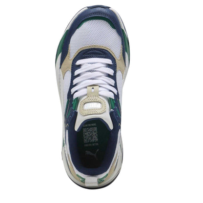Persian Blue-White - Side - Puma Childrens-Kids Trinity Trainers