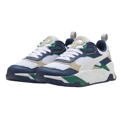Persian Blue-White - Pack Shot - Puma Childrens-Kids Trinity Trainers