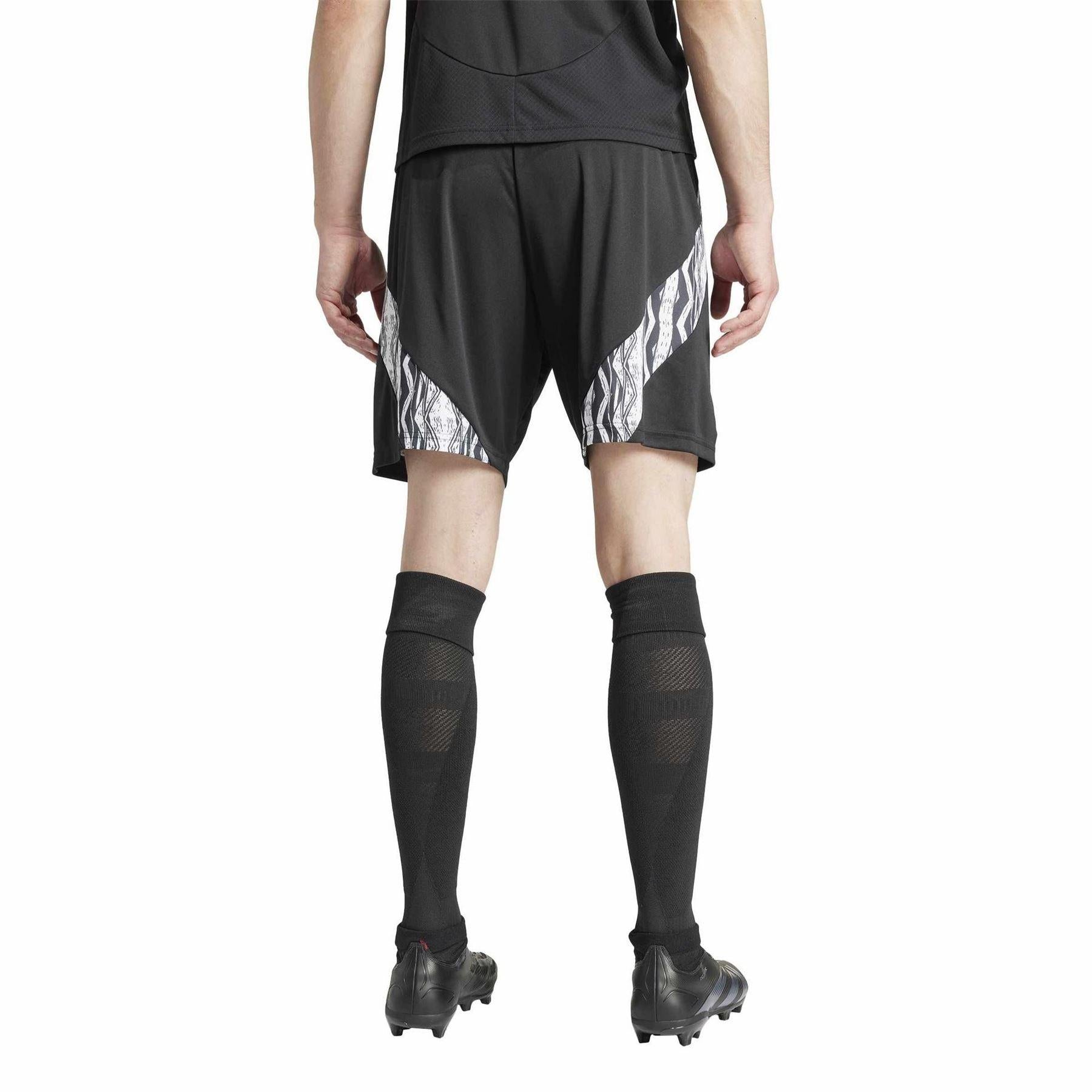 Black - Back - Adidas Mens Arsenal FC Football Shorts
