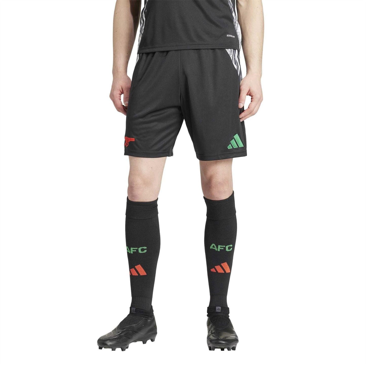 Black - Pack Shot - Adidas Mens Arsenal FC Football Shorts