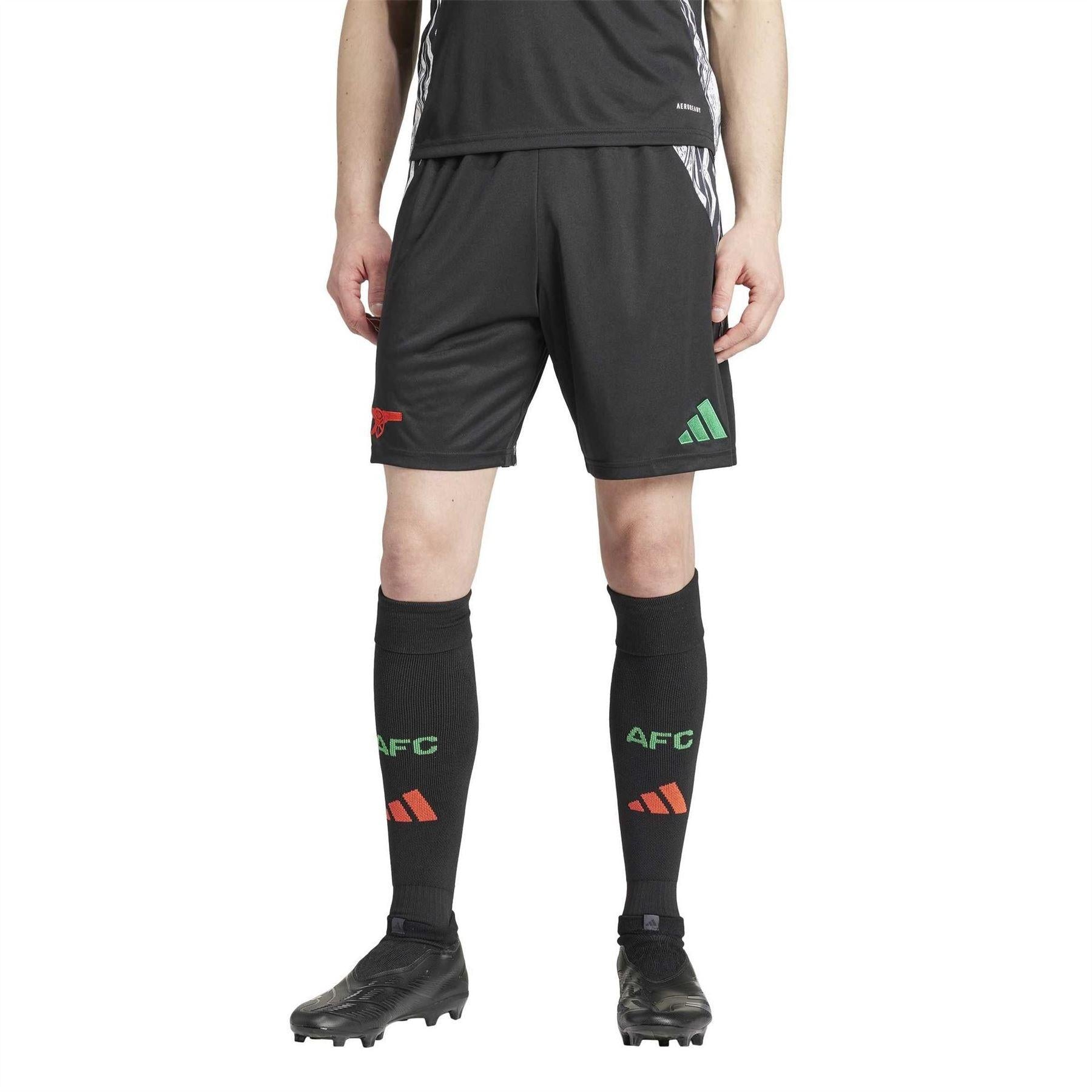 Black - Pack Shot - Adidas Mens Arsenal FC Football Shorts