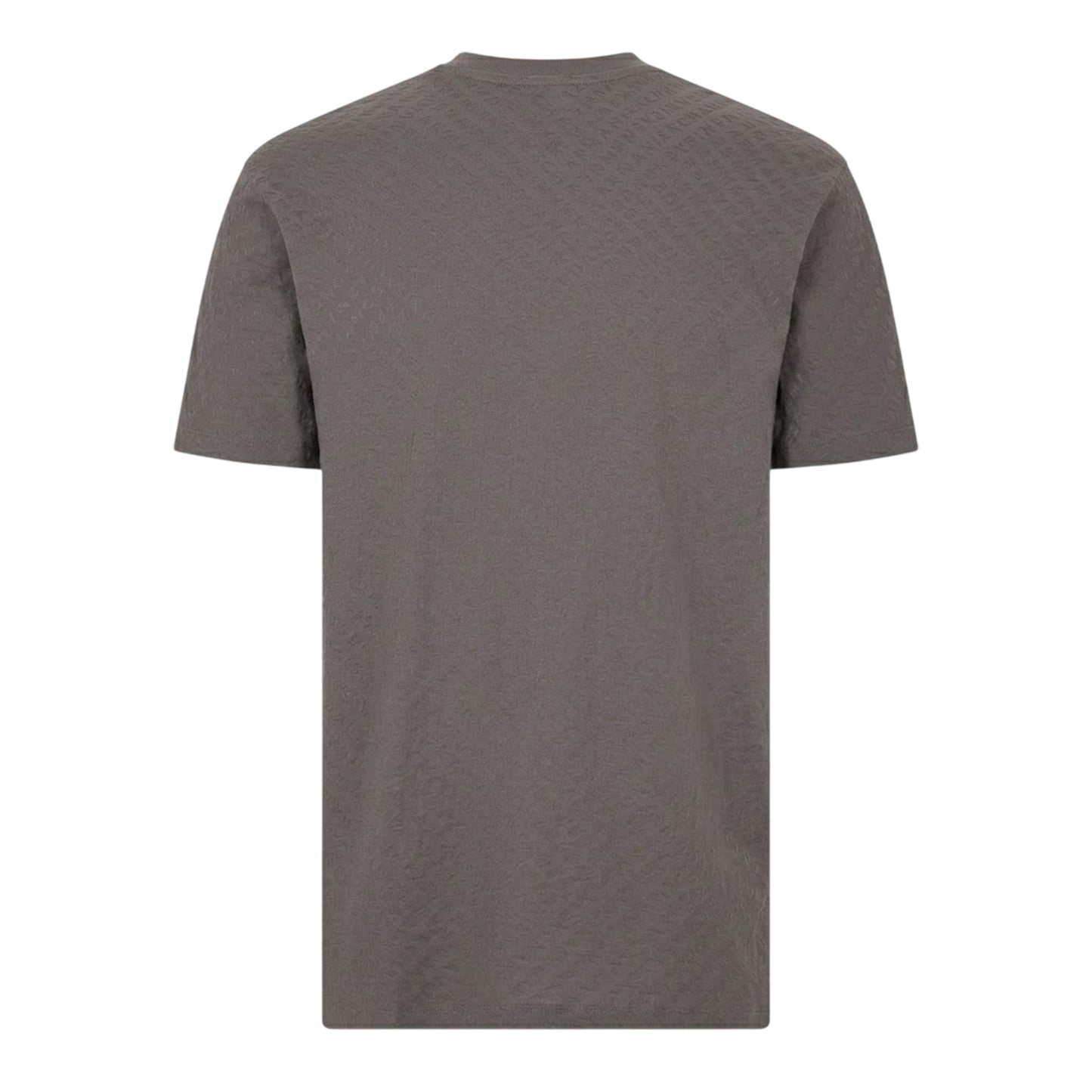Grey - Back - Armani Exchange Mens Exchange Regular T-Shirt