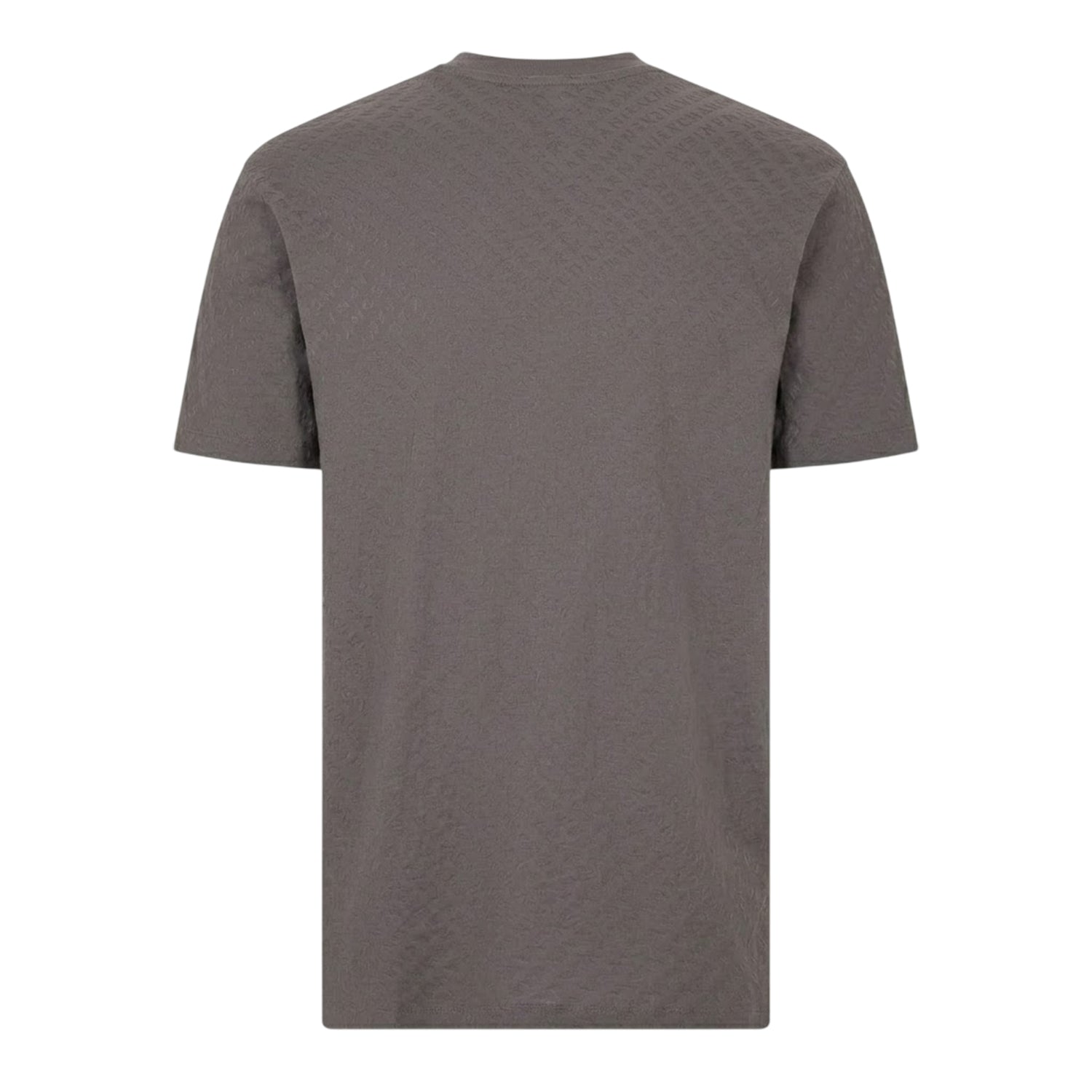 Grey - Back - Armani Exchange Mens Exchange Regular T-Shirt