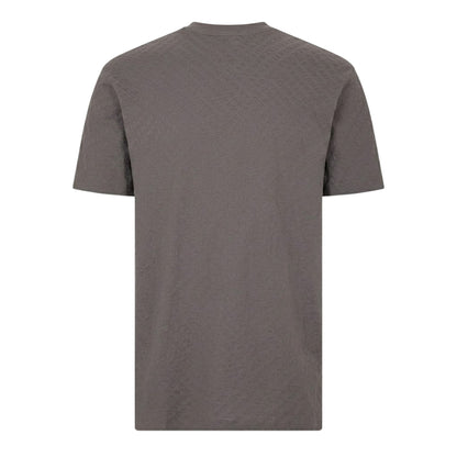 Grey - Back - Armani Exchange Mens Exchange Regular T-Shirt