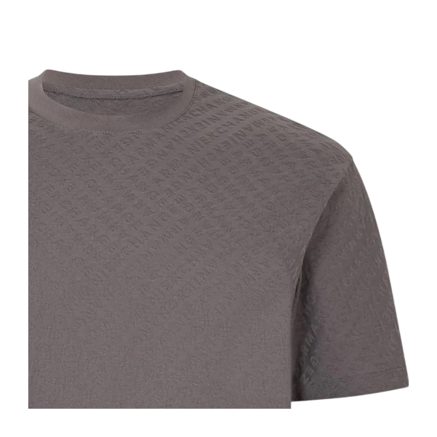 Grey - Side - Armani Exchange Mens Exchange Regular T-Shirt